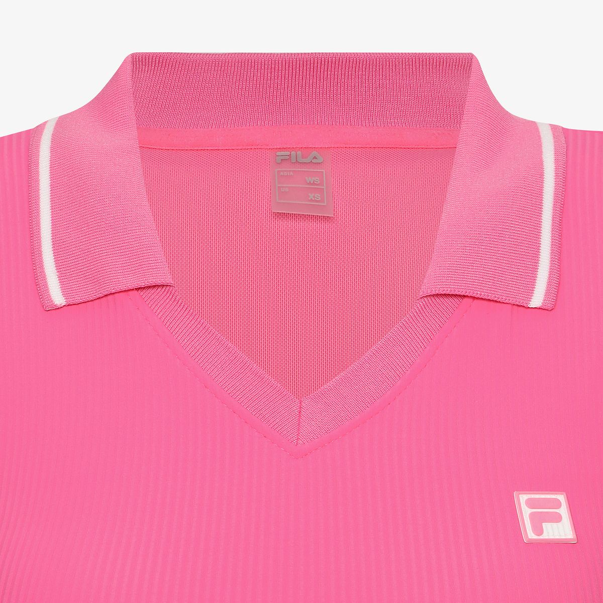 휠라(FILA) 테니스 크롭 카라 탱크탑(FS262IT11F004690)