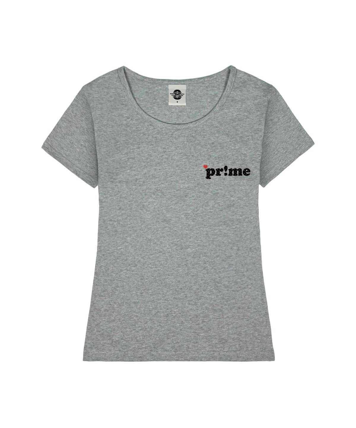 프라임에이트(PRIMATE) MINI HEART PRIME 여성 U넥 슬림핏 반팔티셔츠 6 COLORS