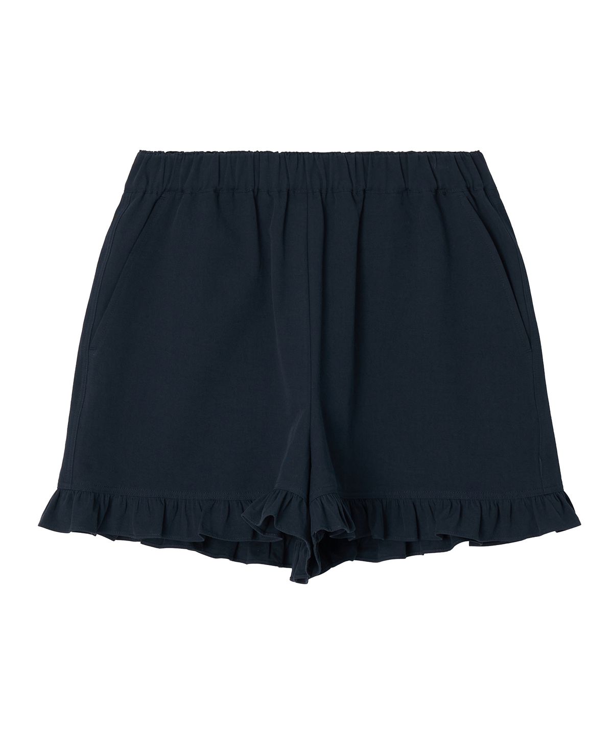 뉴루키(NEW LOOKY) Frill banded shorts _Navy