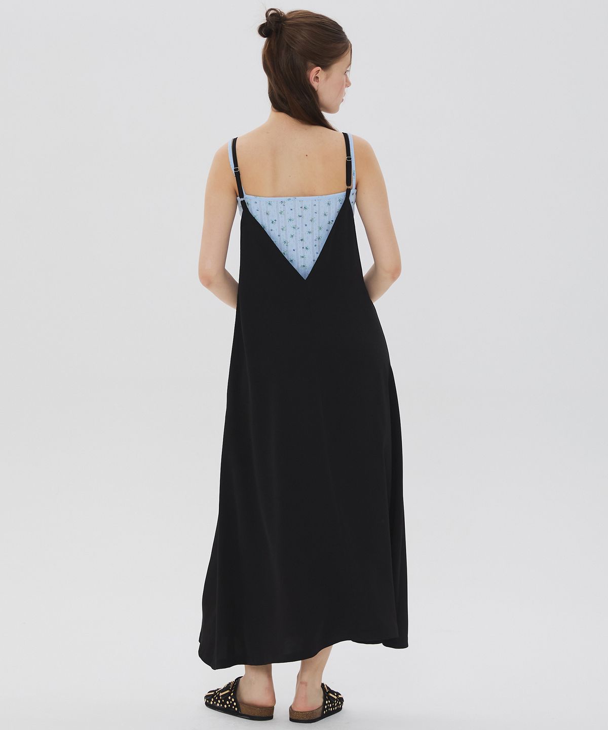 뉴루키(NEW LOOKY) Layered Long Dress _Black