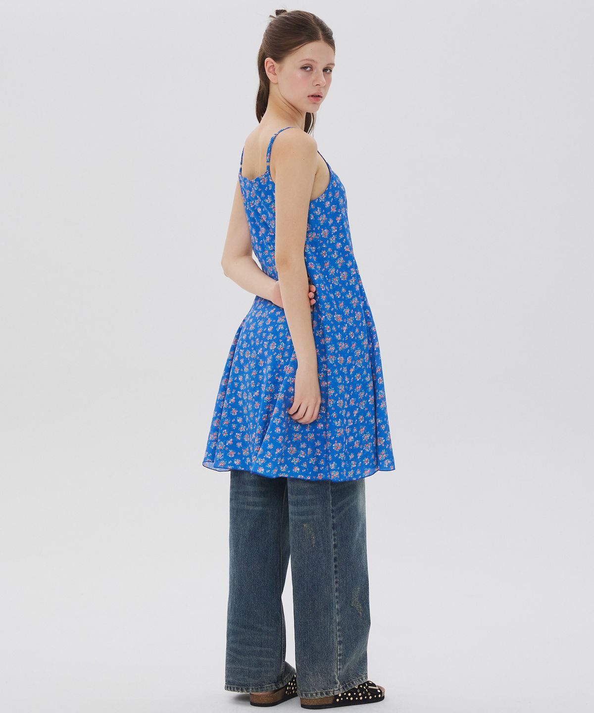 뉴루키(NEW LOOKY) Cut point dress_Blue
