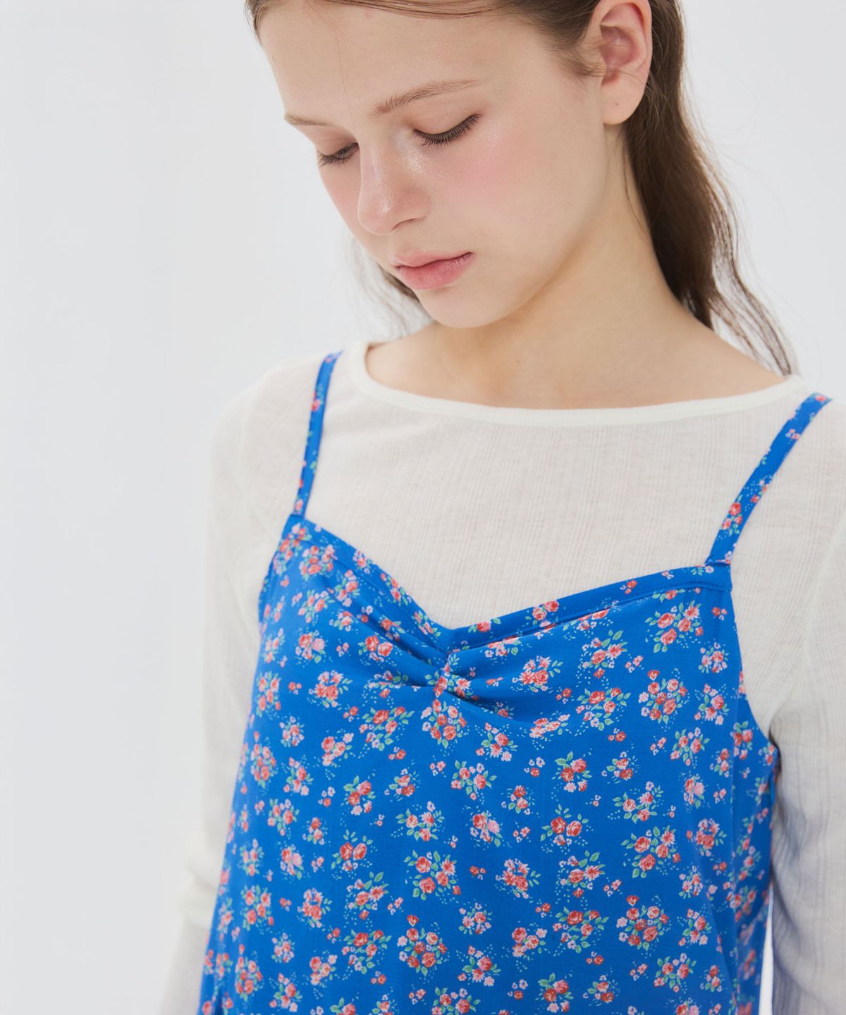 뉴루키(NEW LOOKY) Cut point dress_Blue