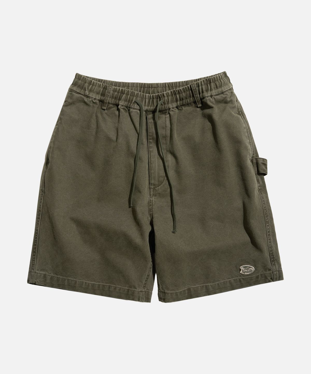 미드업데이트(MIDUPDATE) Relaxed Canvas Banding Shorts Pants Green