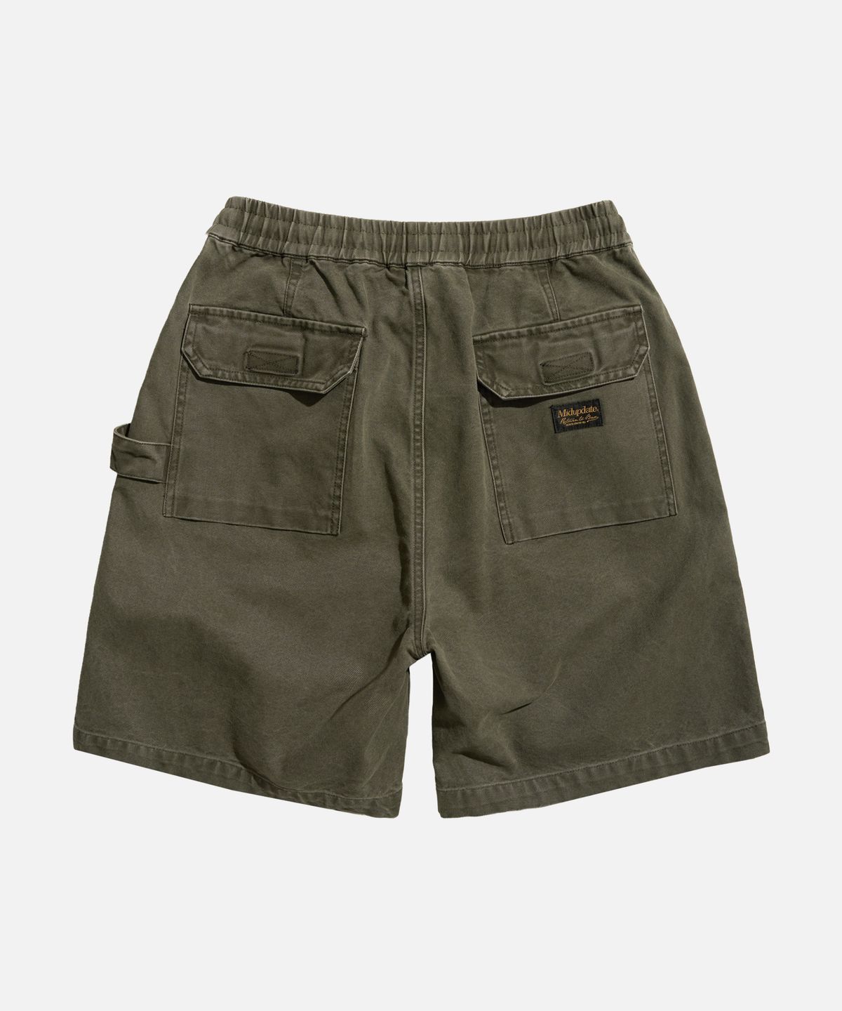 미드업데이트(MIDUPDATE) Relaxed Canvas Banding Shorts Pants Green