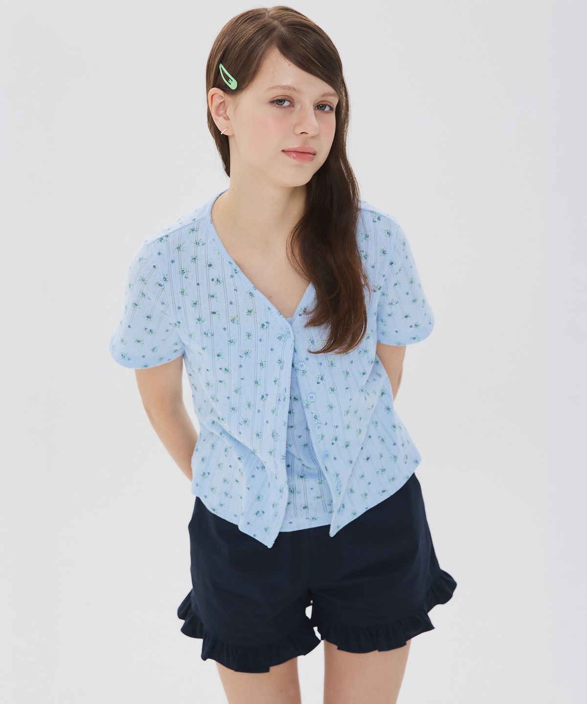 뉴루키(NEW LOOKY) Summer cardigan_Light blue