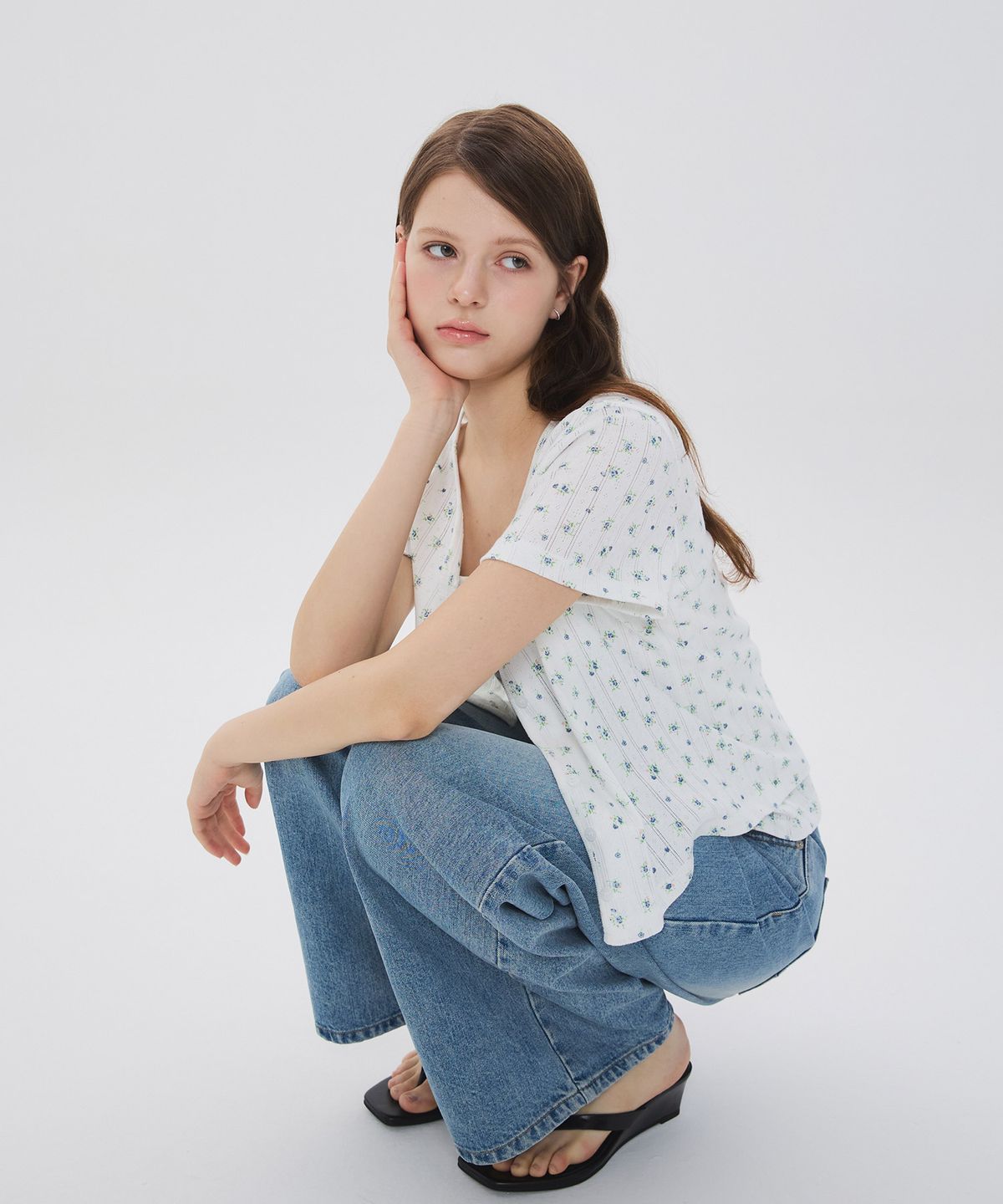 뉴루키(NEW LOOKY) Summer cardigan_Ivory