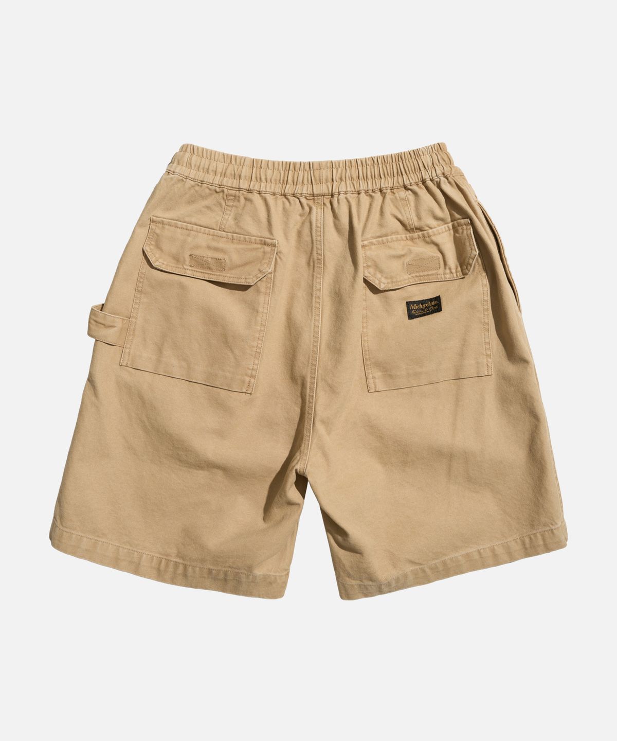 미드업데이트(MIDUPDATE) Relaxed Canvas Banding Shorts Pants Deepbeige