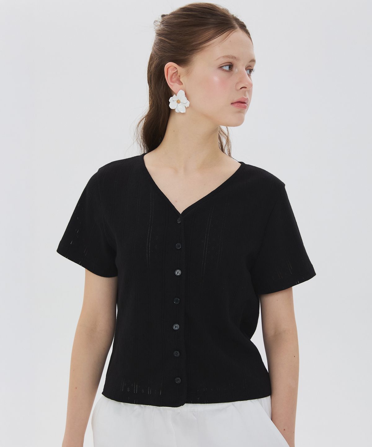 뉴루키(NEW LOOKY) Summer cardigan_Black