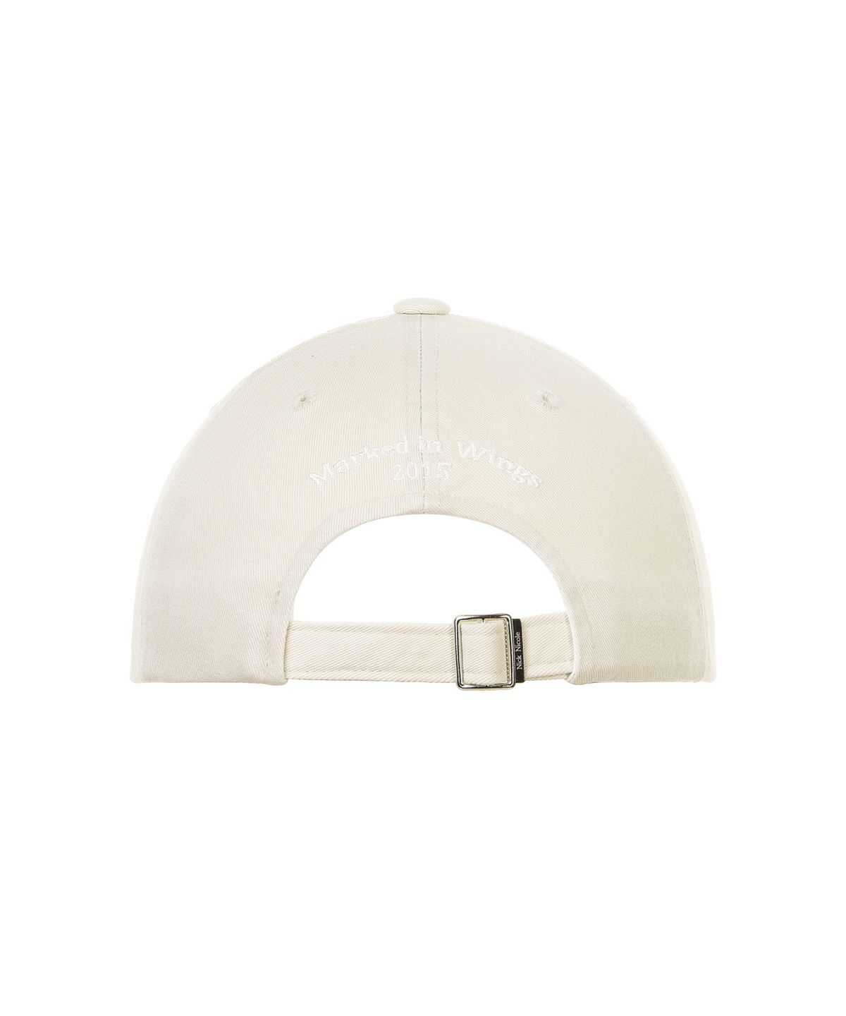 닉앤니콜(NICK&NICOLE) OVAL WAPPEN BALL CAP_BEIGE