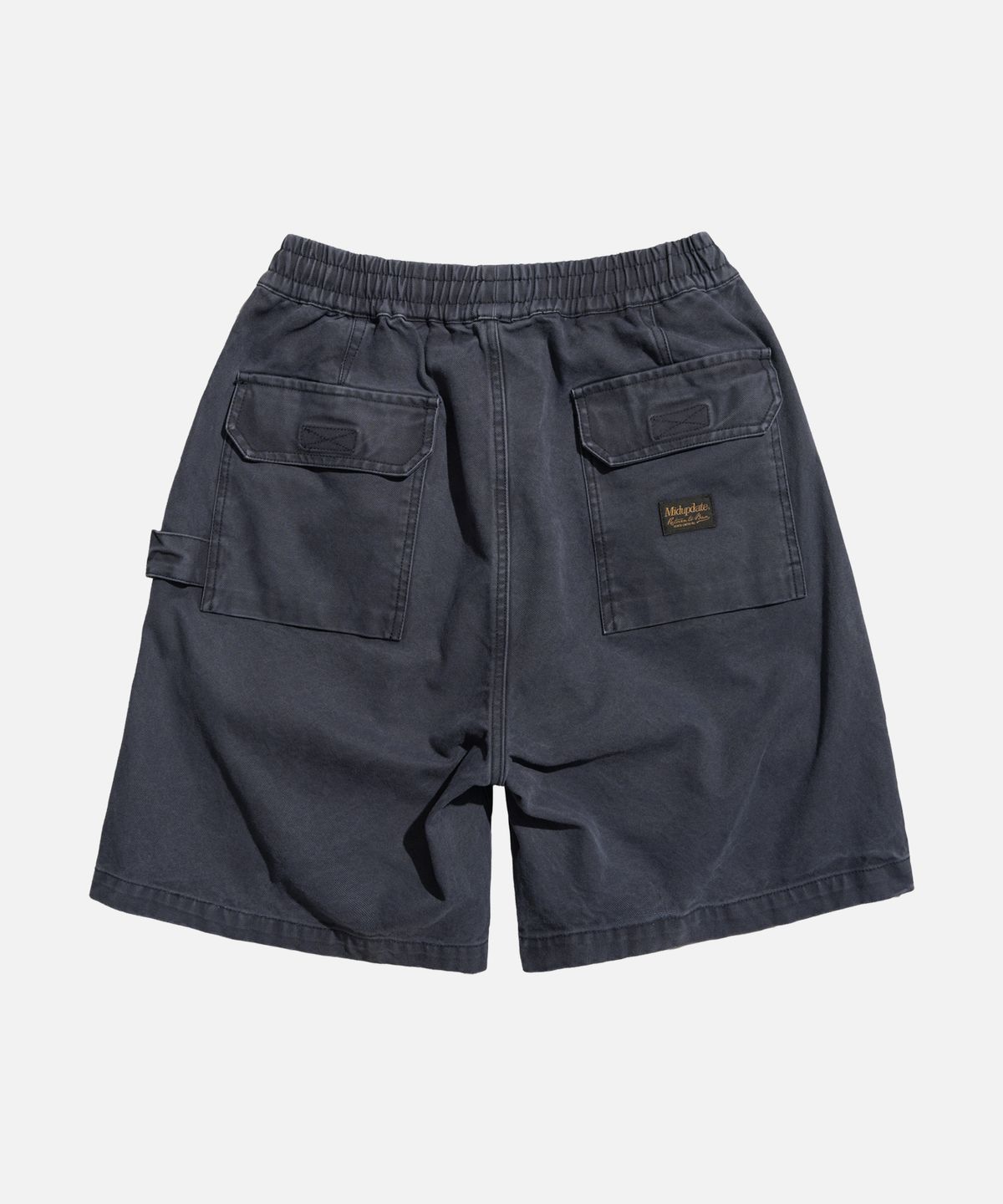 미드업데이트(MIDUPDATE) Relaxed Canvas Banding Shorts Pants Blue