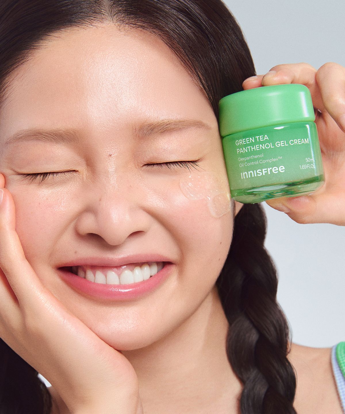 이니스프리(INNISFREE) [사은품 증정] 그린티 판테놀 젤 크림 50mL 2개 + 15mL 4개