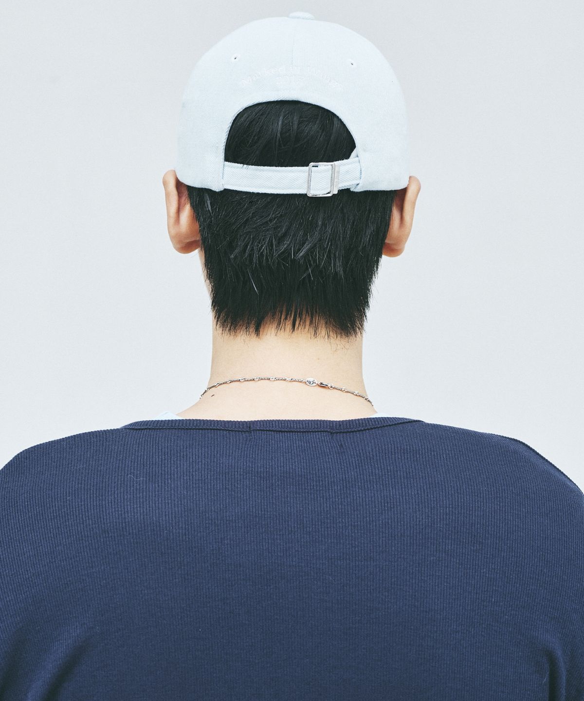 닉앤니콜(NICK&NICOLE) OVAL WAPPEN BALL CAP_SKY BLUE