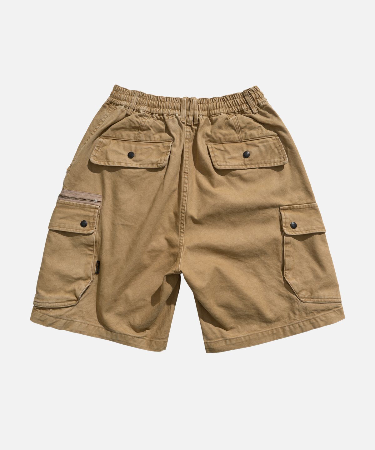 미드업데이트(MIDUPDATE) Washed Canvas Archive Shorts Pants Deepbeige