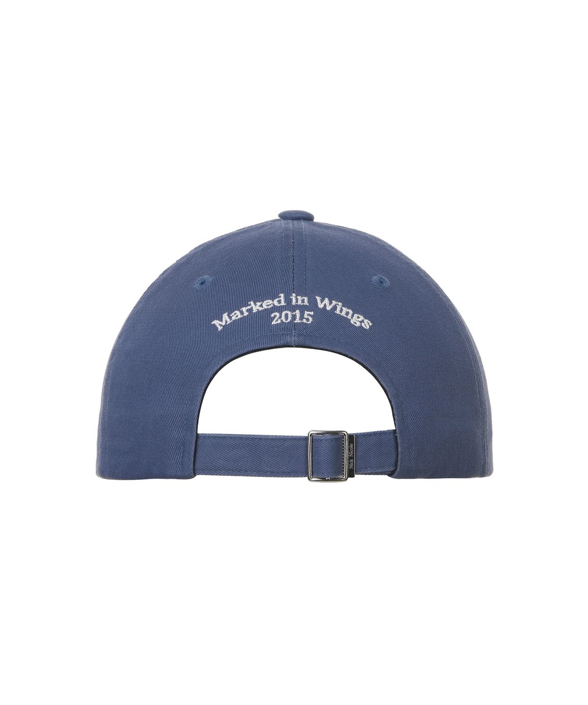 닉앤니콜(NICK&NICOLE) OVAL WAPPEN BALL CAP_BLUE GRAY