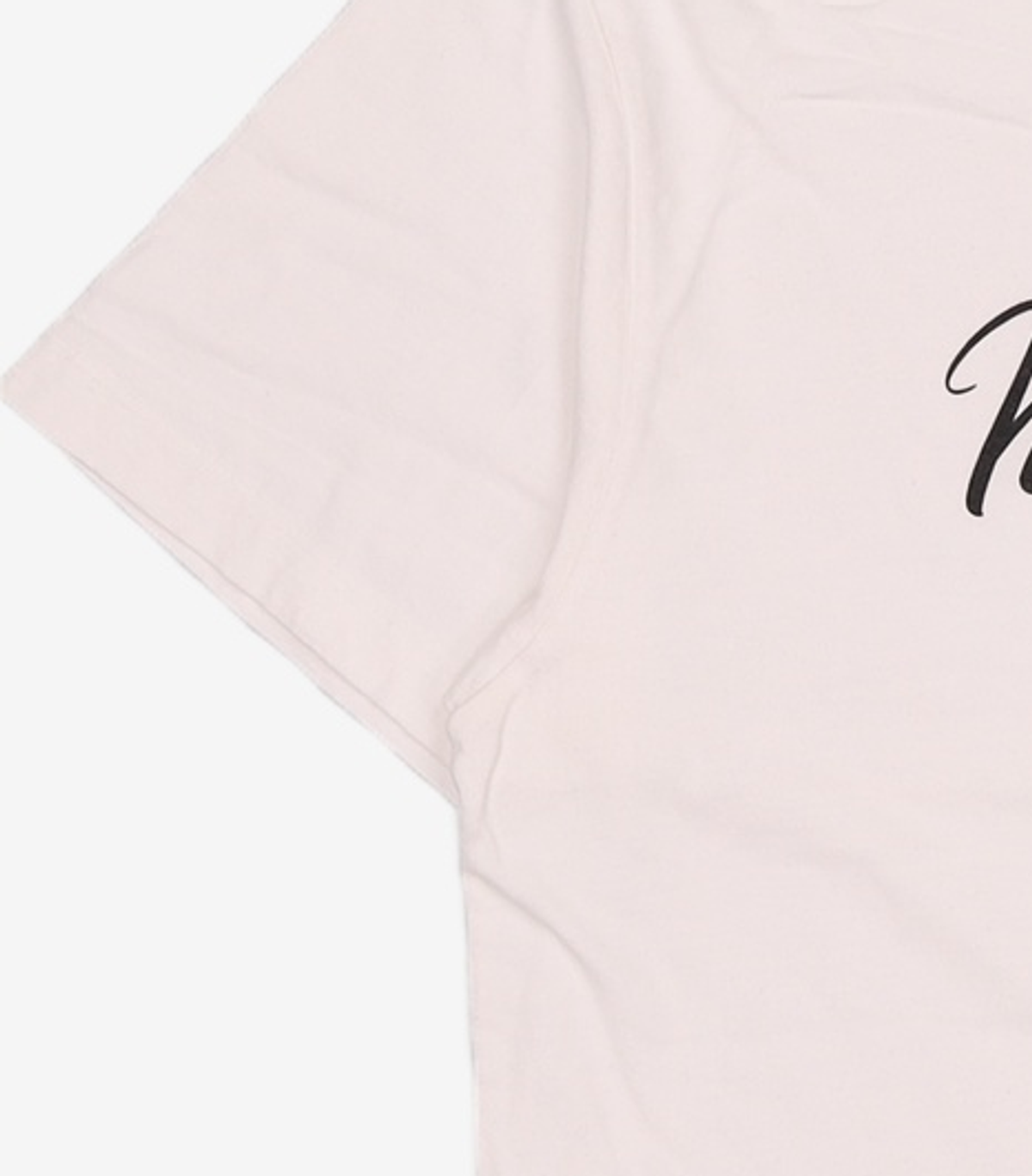메종미네드(MAISON MINED) SCRIPT TYPE HALF T WHITE L