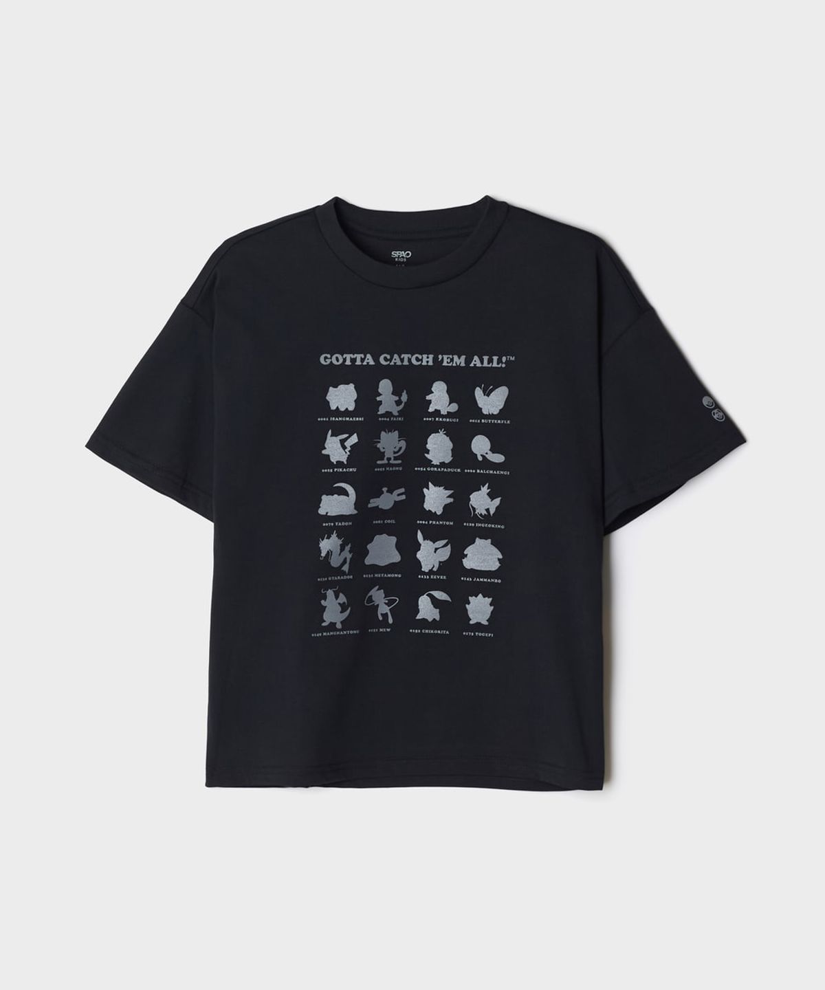 스파오 키즈(SPAO KIDS) [키즈] (포켓몬) 반팔티 (RE)(Black)_SPRLG37KU5