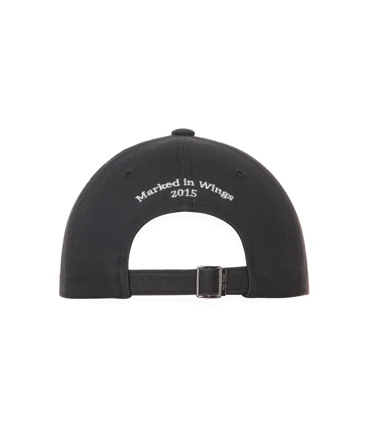 닉앤니콜(NICK&NICOLE) OVAL WAPPEN BALL CAP_CHARCOAL