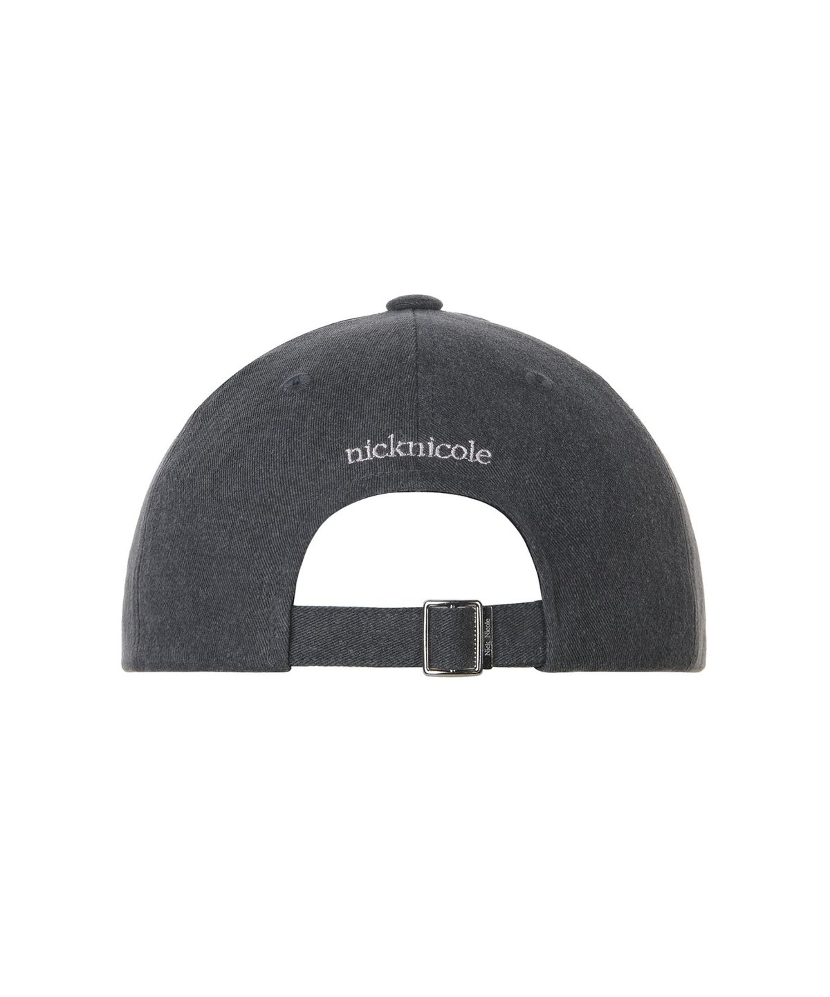 닉앤니콜(NICK&NICOLE) NN DOTCOM SIGNATURE BALL CAP_CHARCOAL PINK