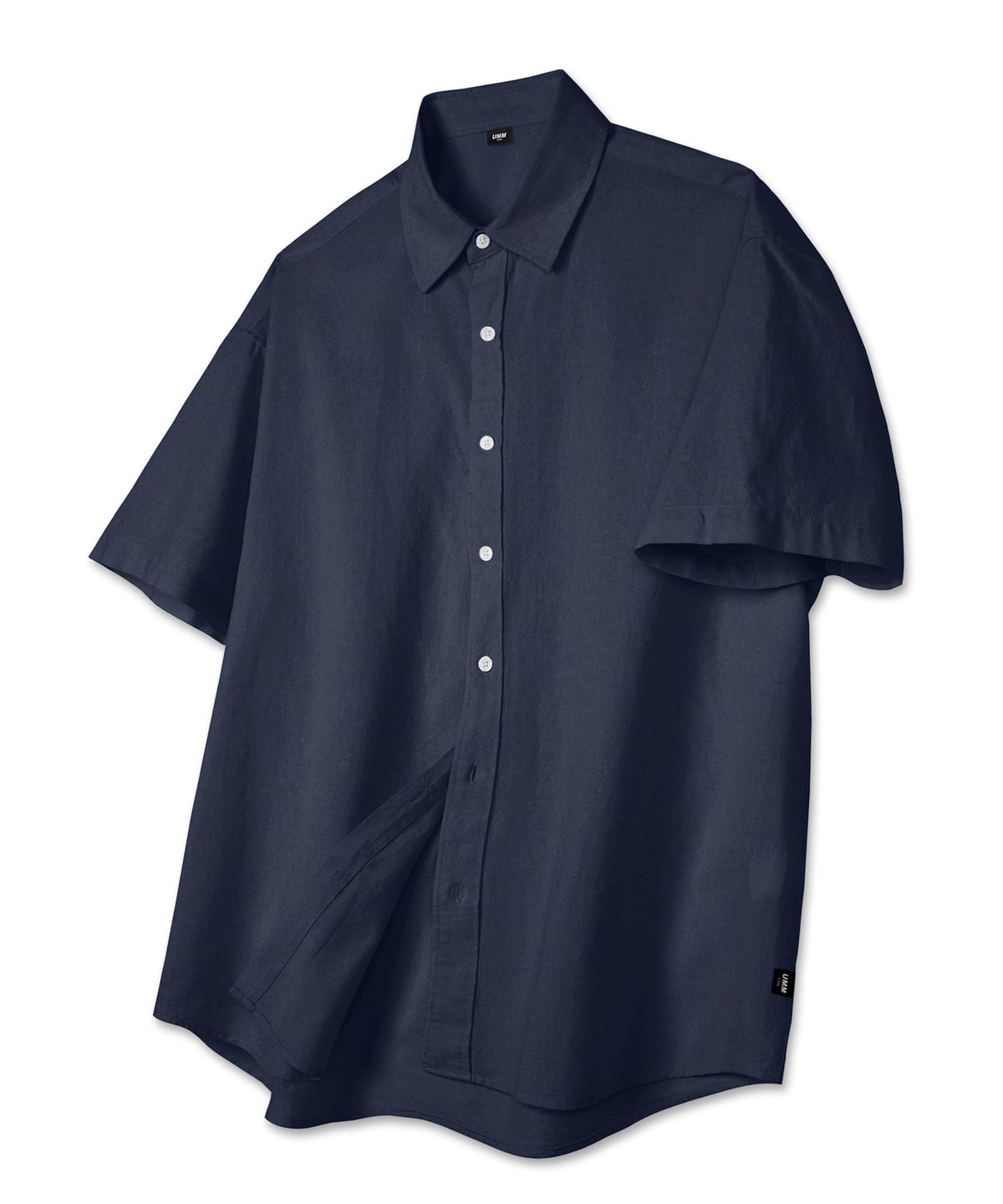 음(UMM) 퓨어코튼 오버핏 반팔쿨셔츠 4COLOR