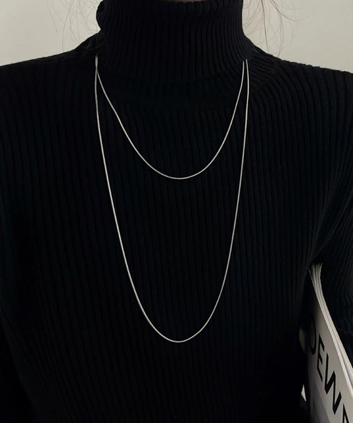 헤이타(HEITA) NEVAN SILVER NECKLACE 니반 체인 레이어드 실버목걸이
