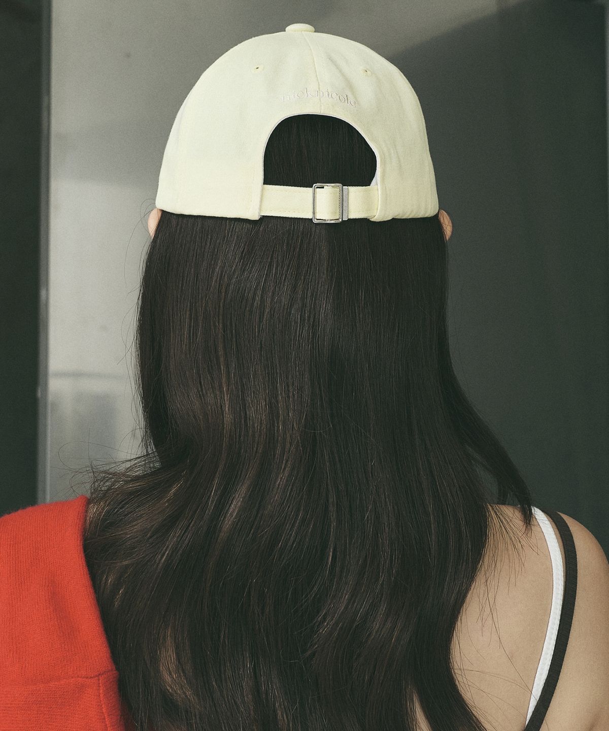 닉앤니콜(NICK&NICOLE) NN DOTCOM SIGNATURE BALL CAP_YELLOW CREAM