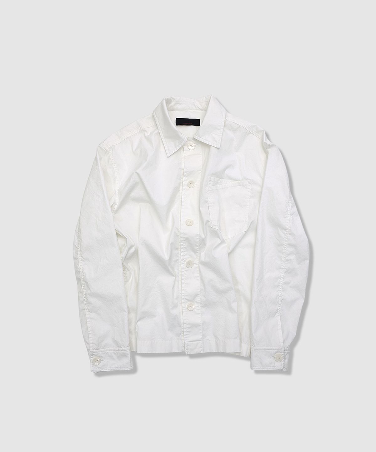 애니타임로릭(ANYTIME LOREAK) AIRY WASHED SHIRT - WHITE
