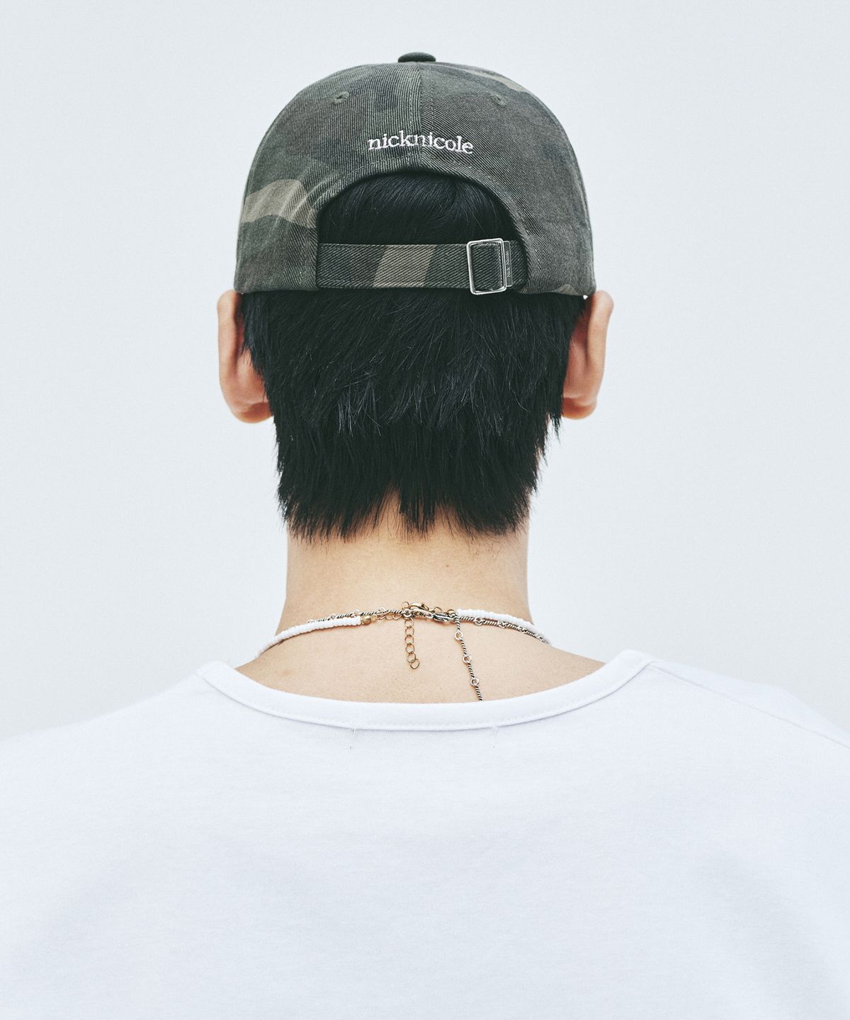 닉앤니콜(NICK&NICOLE) NN DOTCOM SIGNATURE BALL CAP_CAMO GREEN PINK