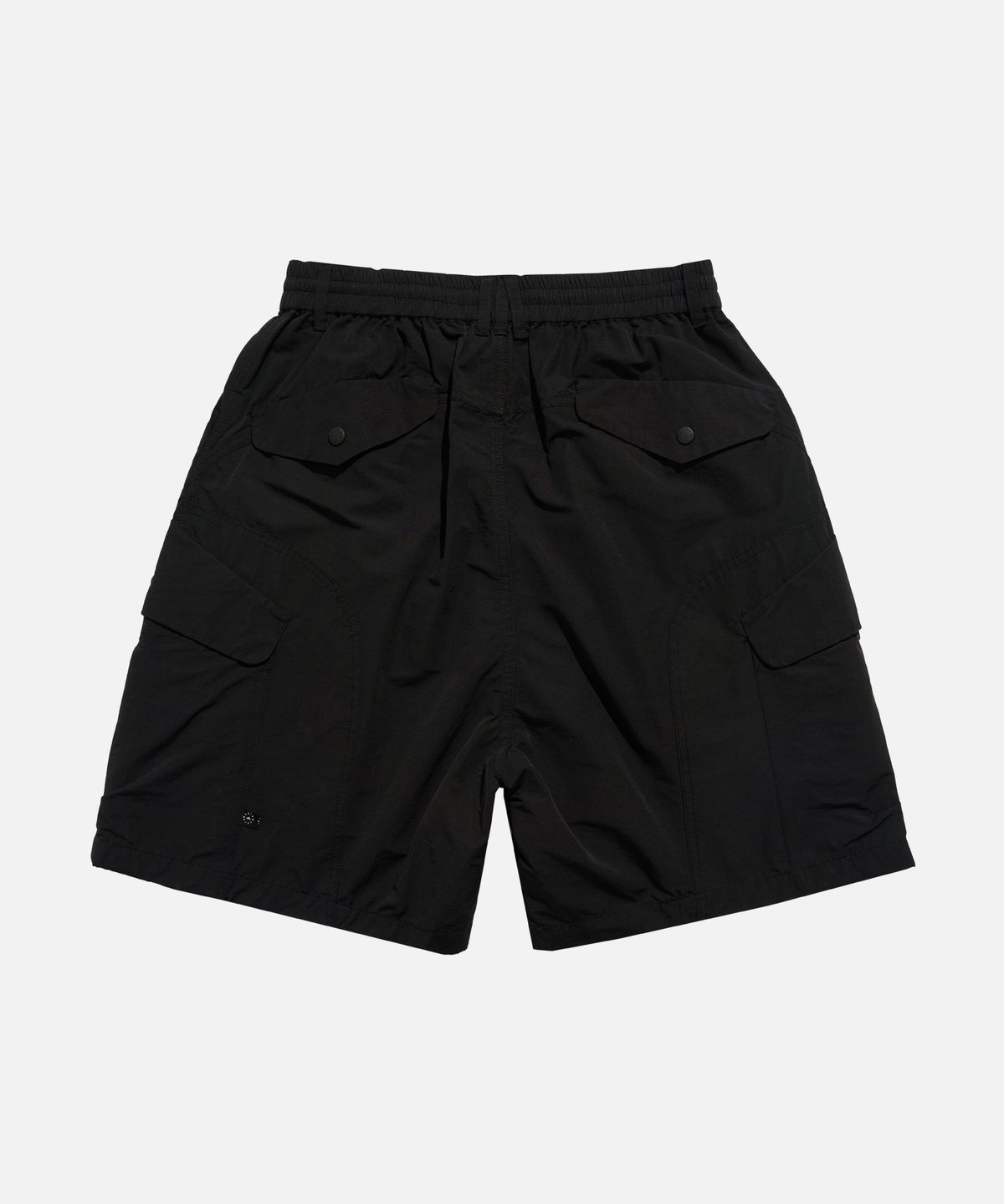 미드업데이트(MIDUPDATE) Dimensional Cargo Banding Shorts Pants Black