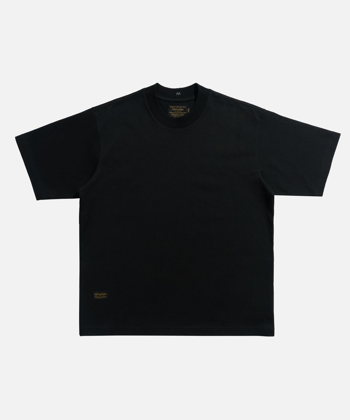 미드업데이트(MIDUPDATE) Archive Essential Waffle SS Tee Black