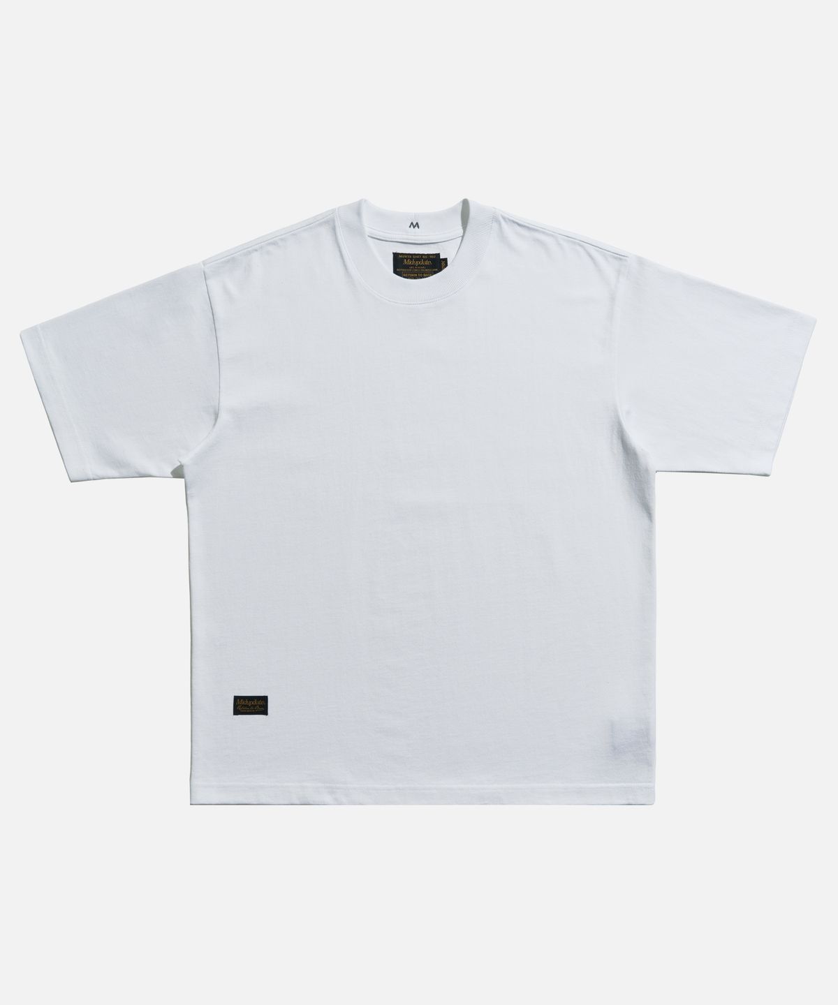 미드업데이트(MIDUPDATE) Archive Essential Waffle SS Tee White