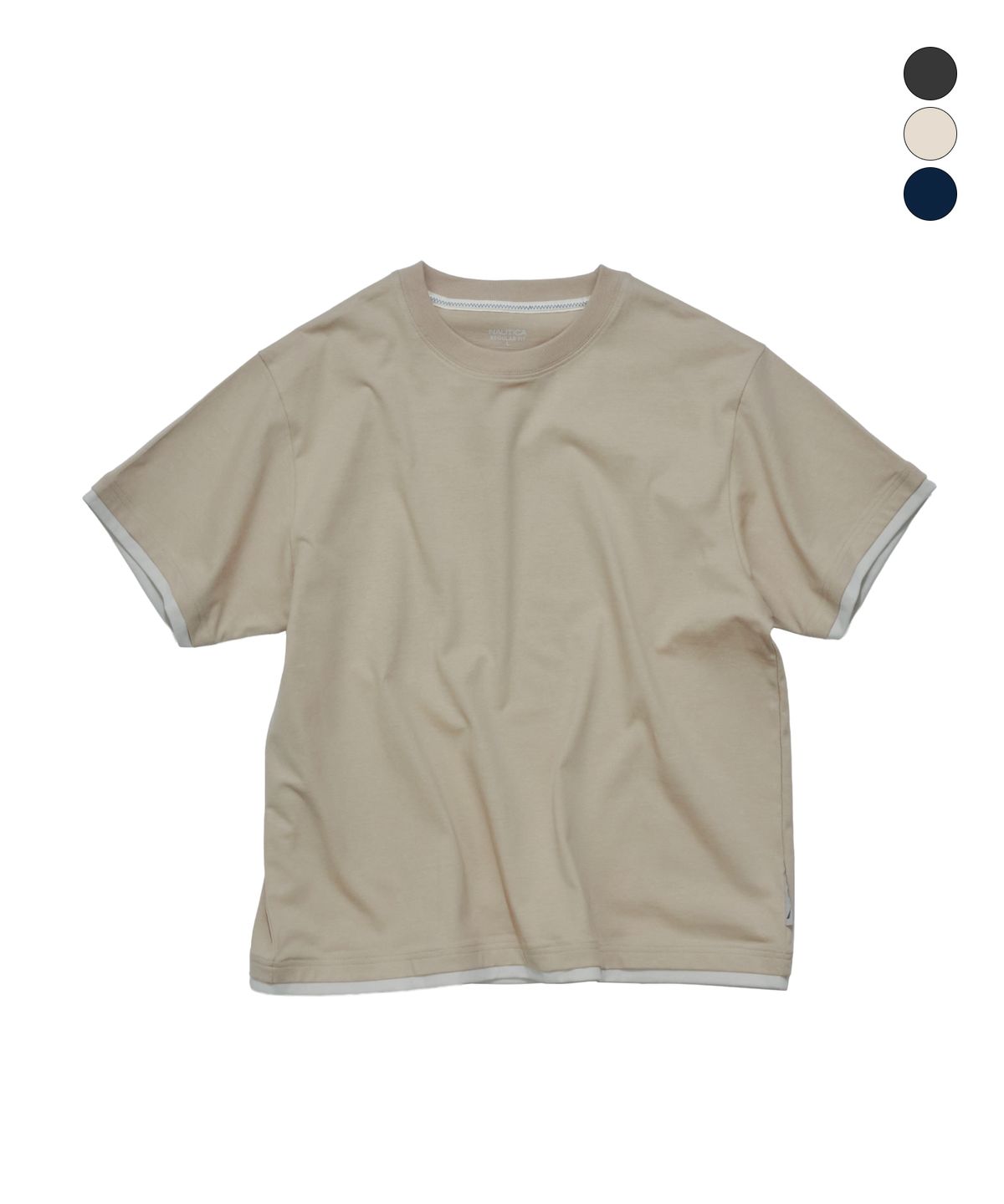 노티카(NAUTICA) 83플래그 레이어링 티셔츠(3colors) NTS6056