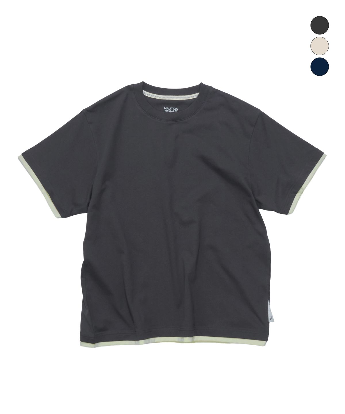 노티카(NAUTICA) 83플래그 레이어링 티셔츠(3colors) NTS6056