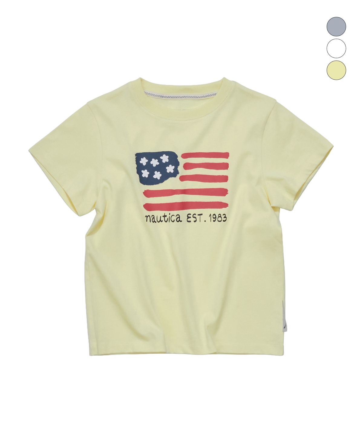 노티카(NAUTICA) W 빅 플래그 티셔츠(3colors) NTS6066
