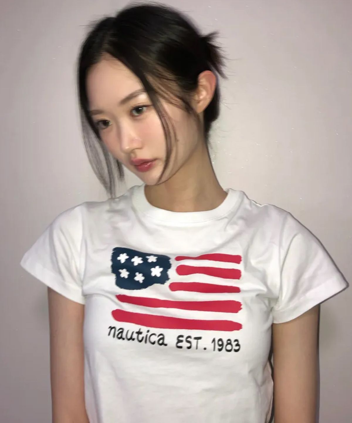 노티카(NAUTICA) W 빅 플래그 티셔츠(3colors) NTS6066