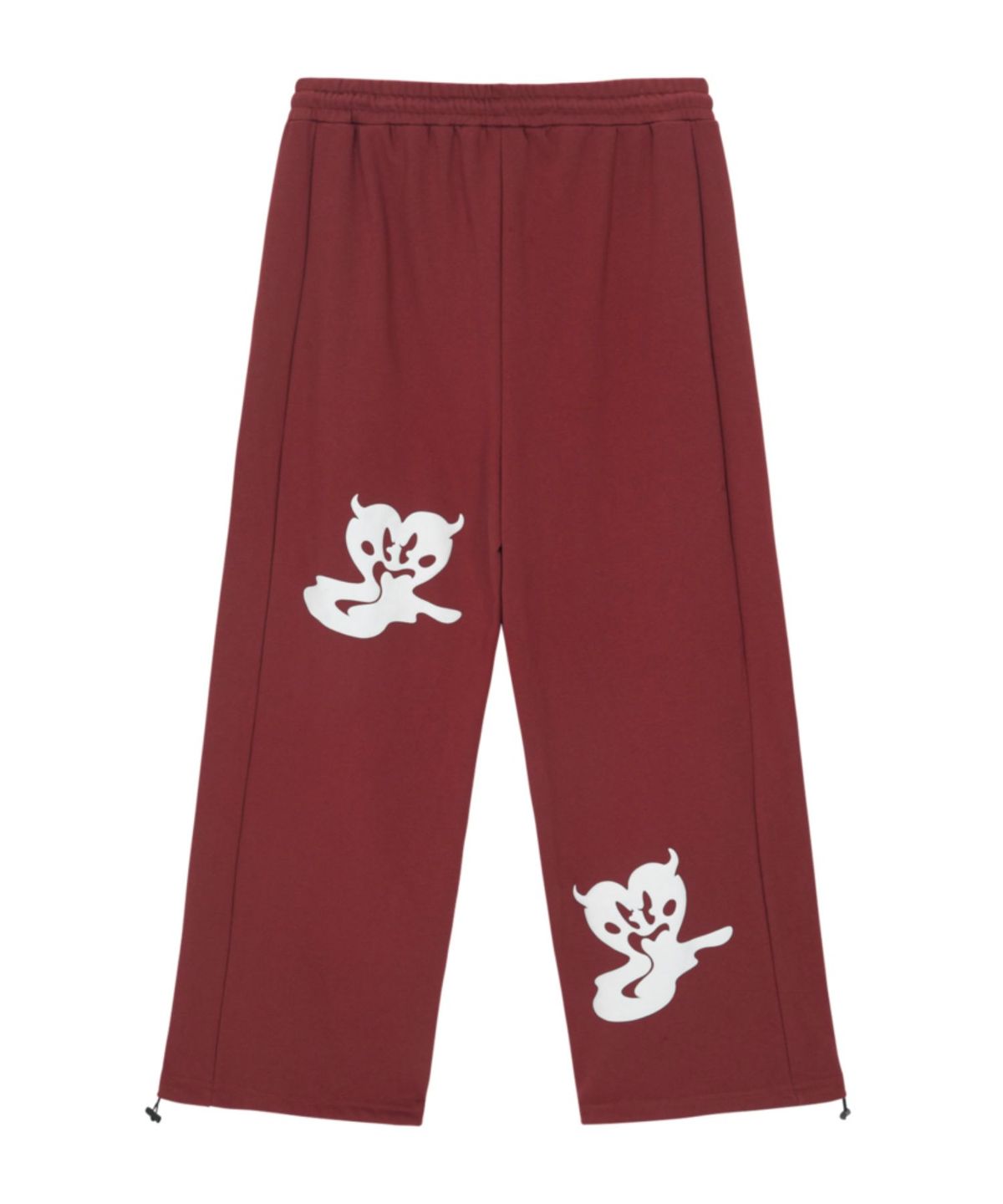 펑쉐이(FENGSHUI) Melting Heart Pants Burgundy/White