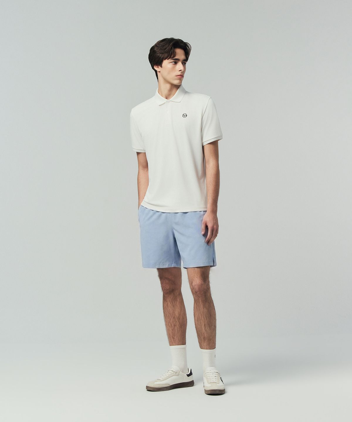 세르지오 타키니(SERGIO TACCHINI) M 에센셜 7인치 쇼츠 (L.Indigo)