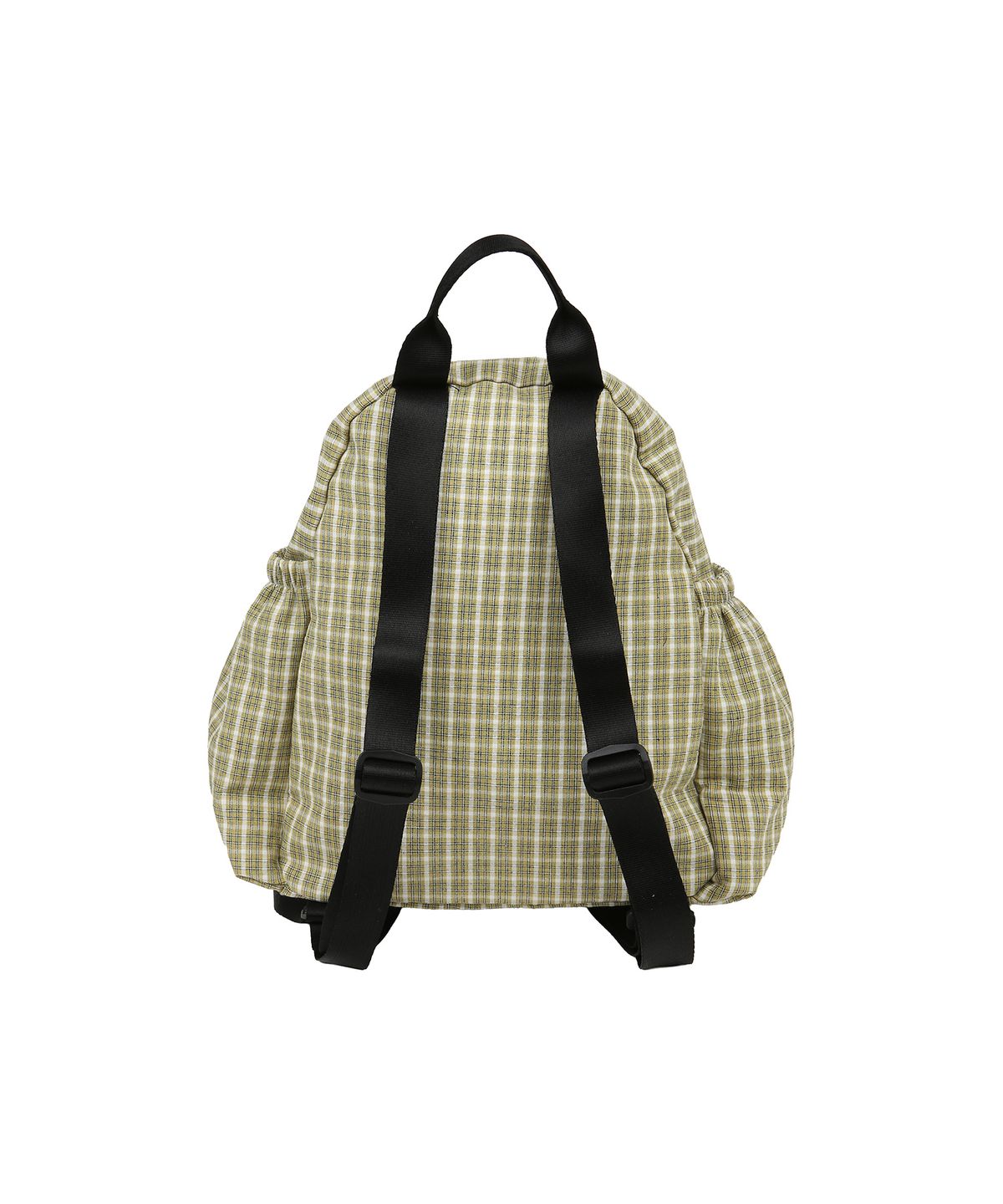 꼬모니노즈(COMONINOZ) [CN]26 CHECK STRING MINI BACKPACK [MUSTARD]