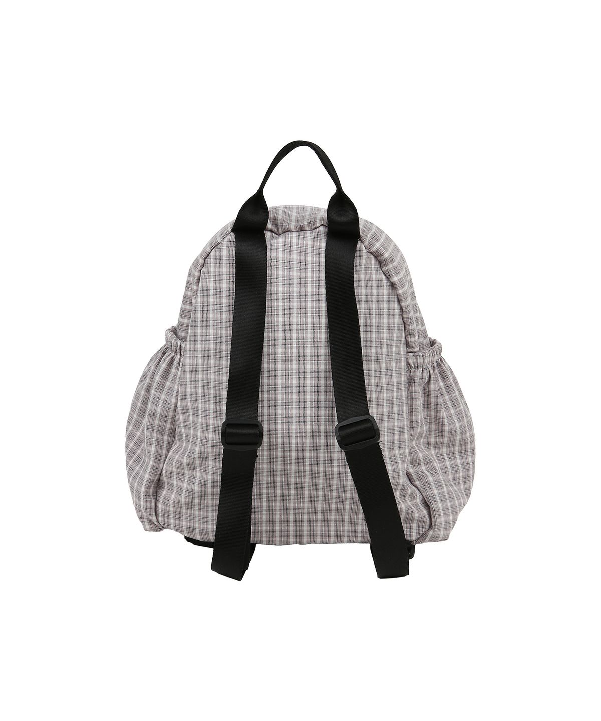 꼬모니노즈(COMONINOZ) [CN]26 CHECK STRING MINI BACKPACK [LAVENDER]