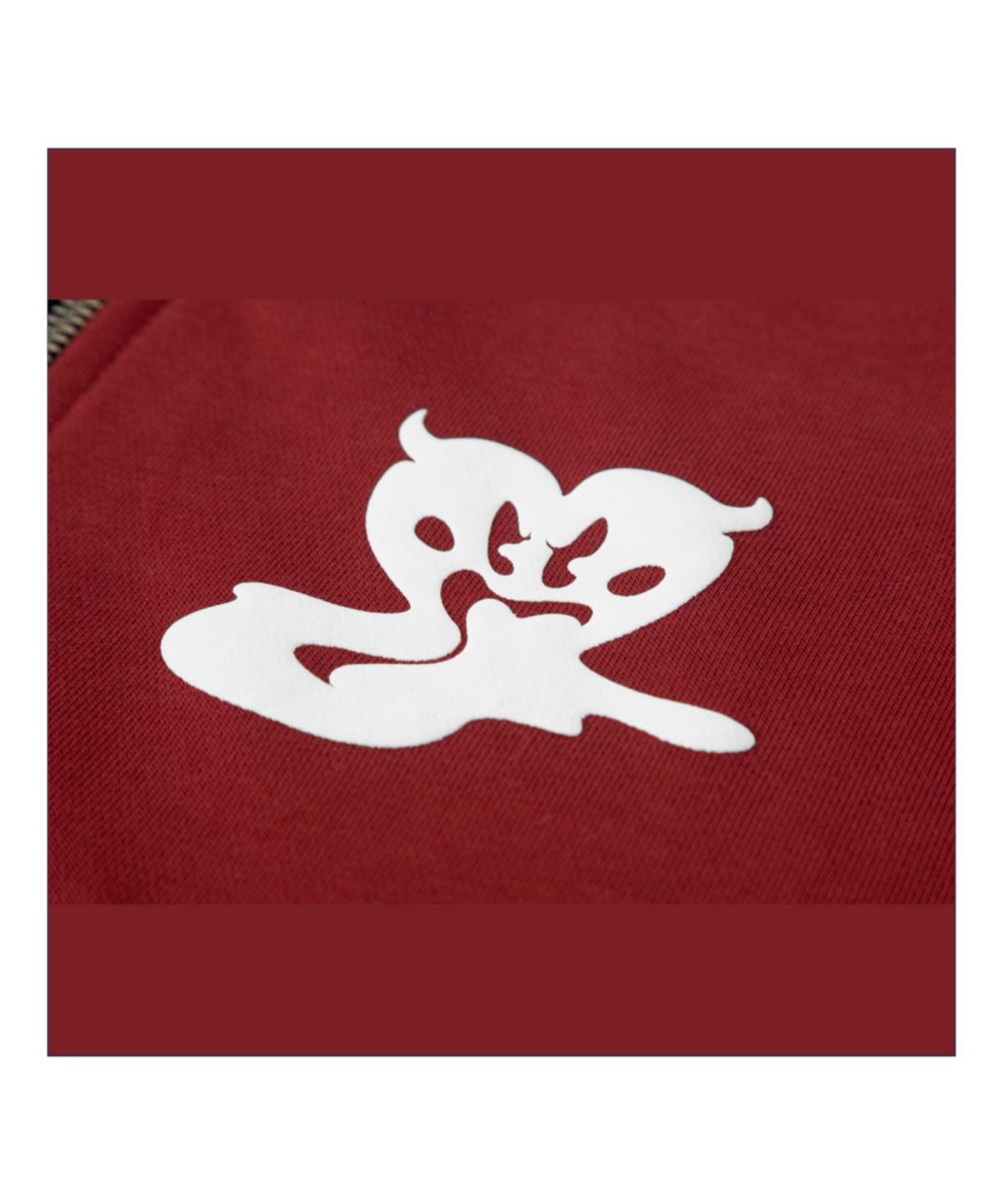 펑쉐이(FENGSHUI) Melting Heart Hoodie Burgundy/White