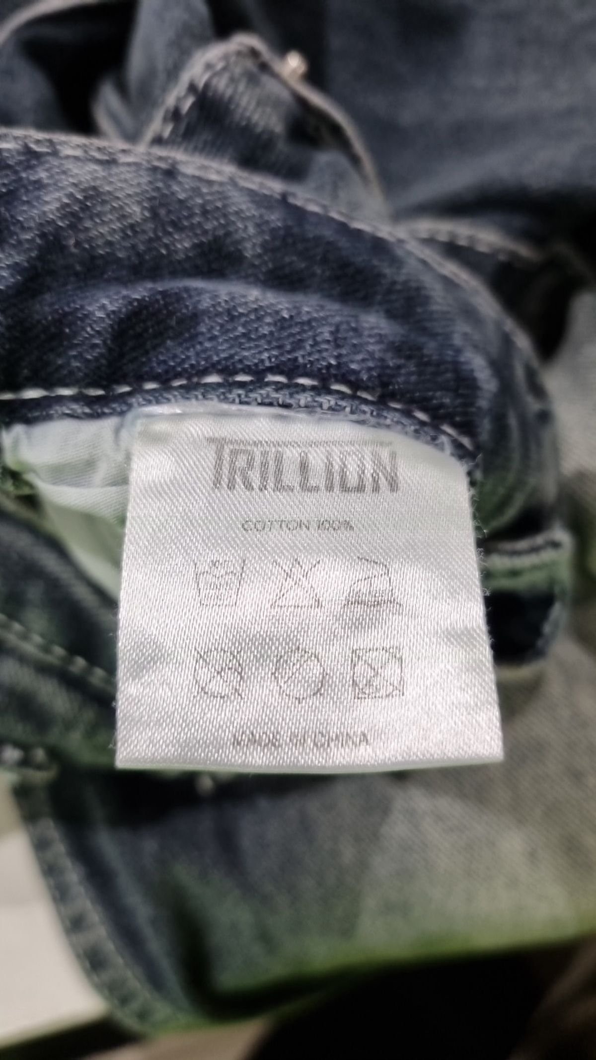 트릴리온(TRILLION) 청/데님 팬츠 S