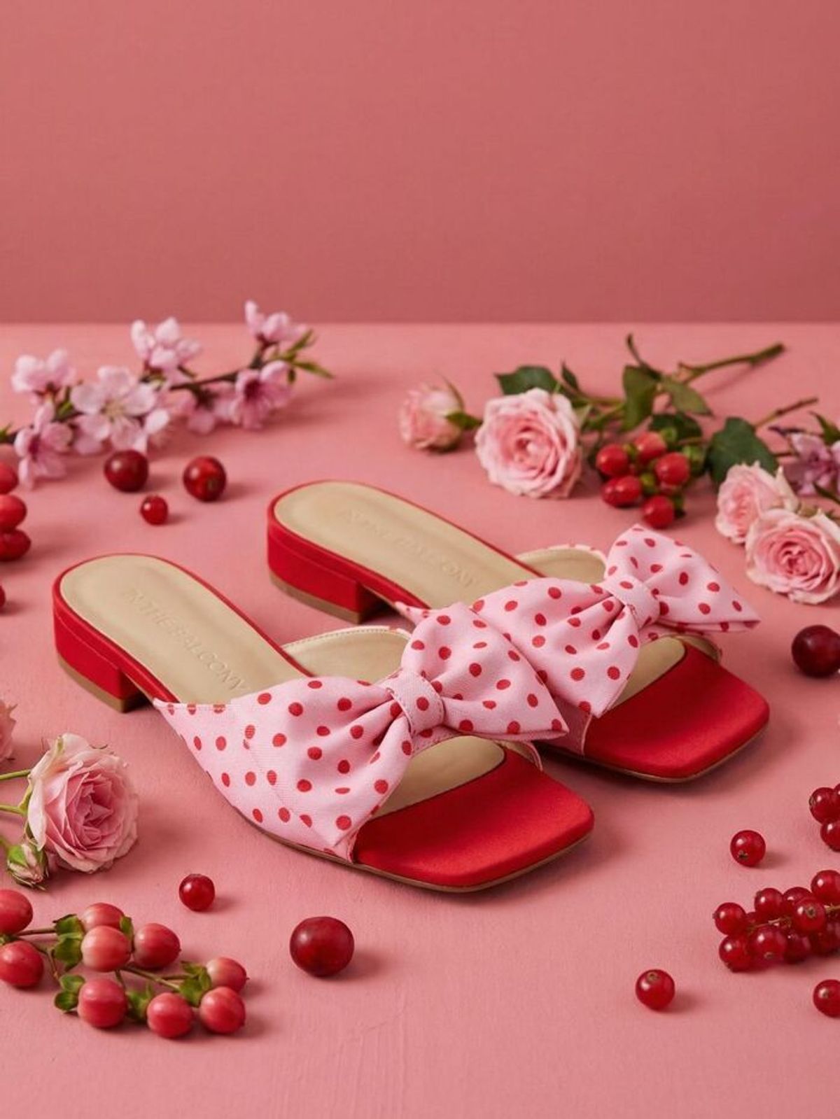 인더발코니(IN THE BALCONY) 25 ribbonette dot pink