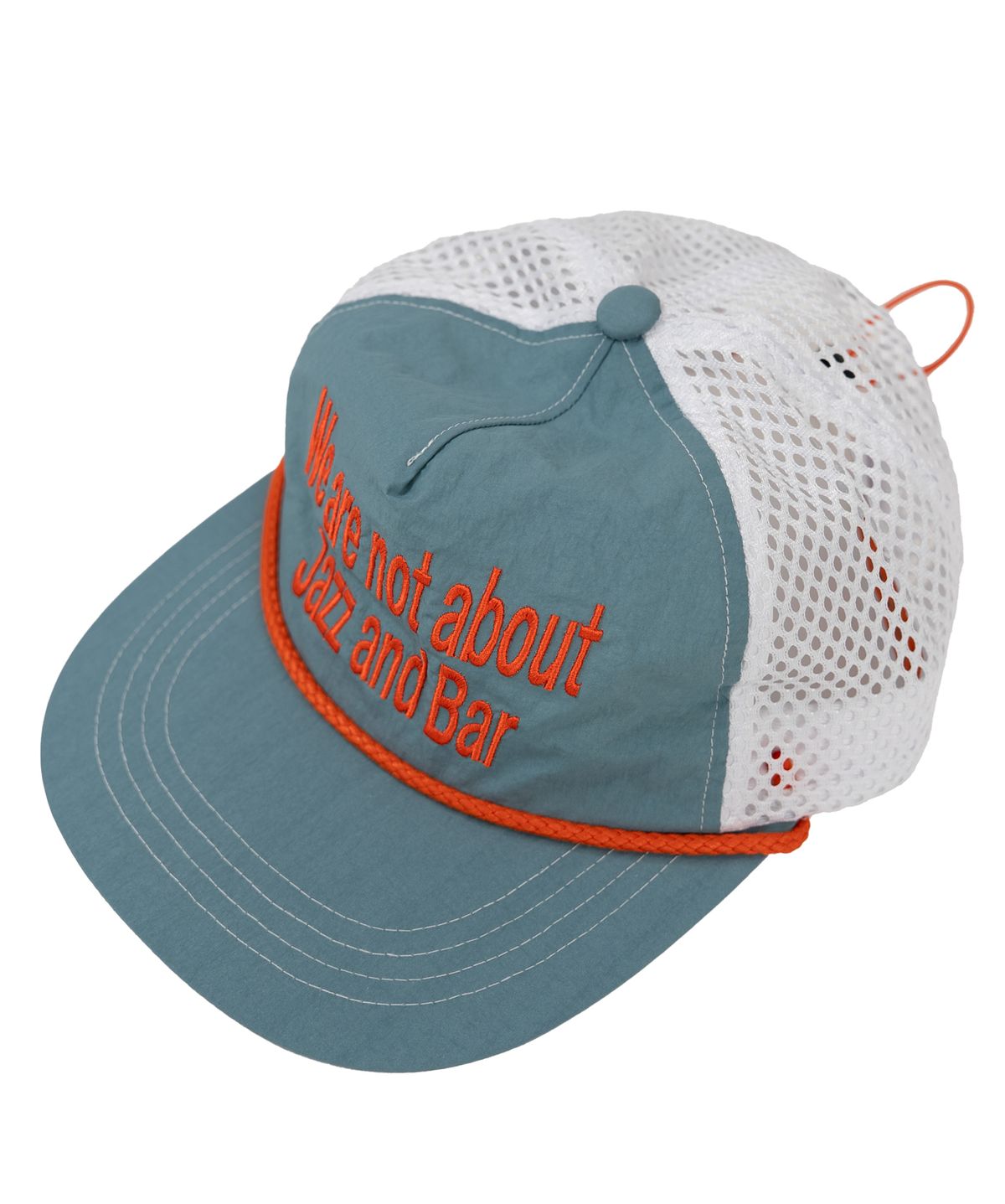 재즈앤바(JAZZ&BAR) WNJB Trucker Cap (Tokay) - We are not about jazz and bar