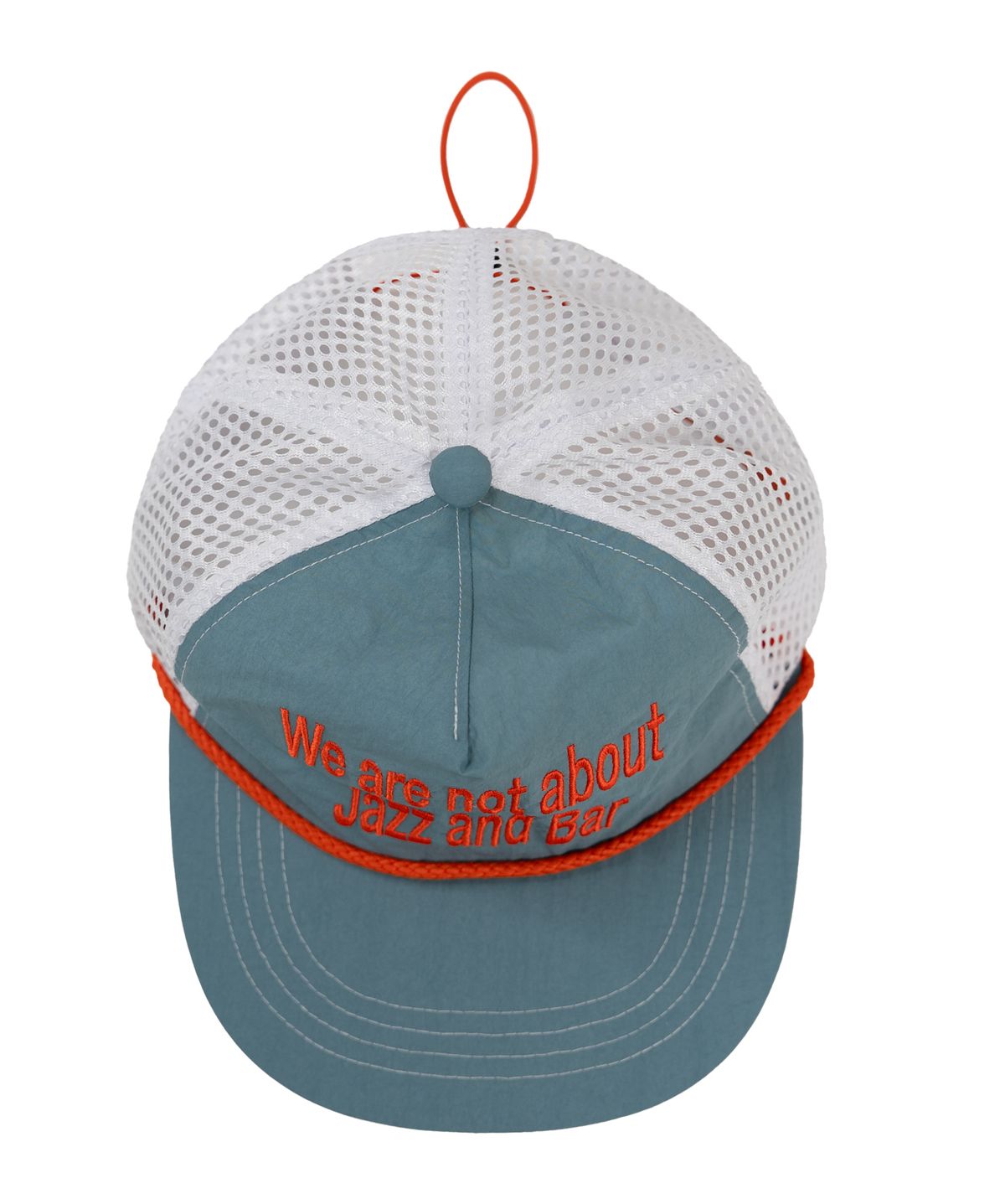 재즈앤바(JAZZ&BAR) WNJB Trucker Cap (Tokay) - We are not about jazz and bar