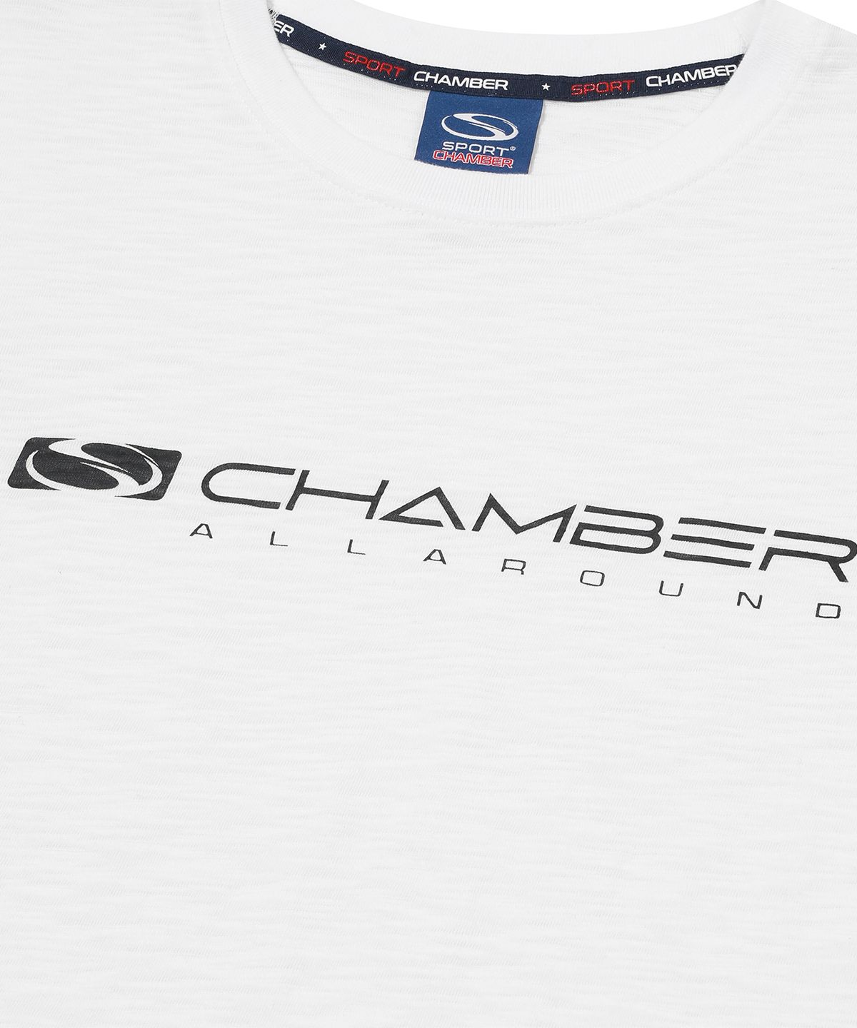 스포츠챔버(SPORT CHAMBER) SC 우먼 롱플래시 슬럽 티셔츠(화이트)