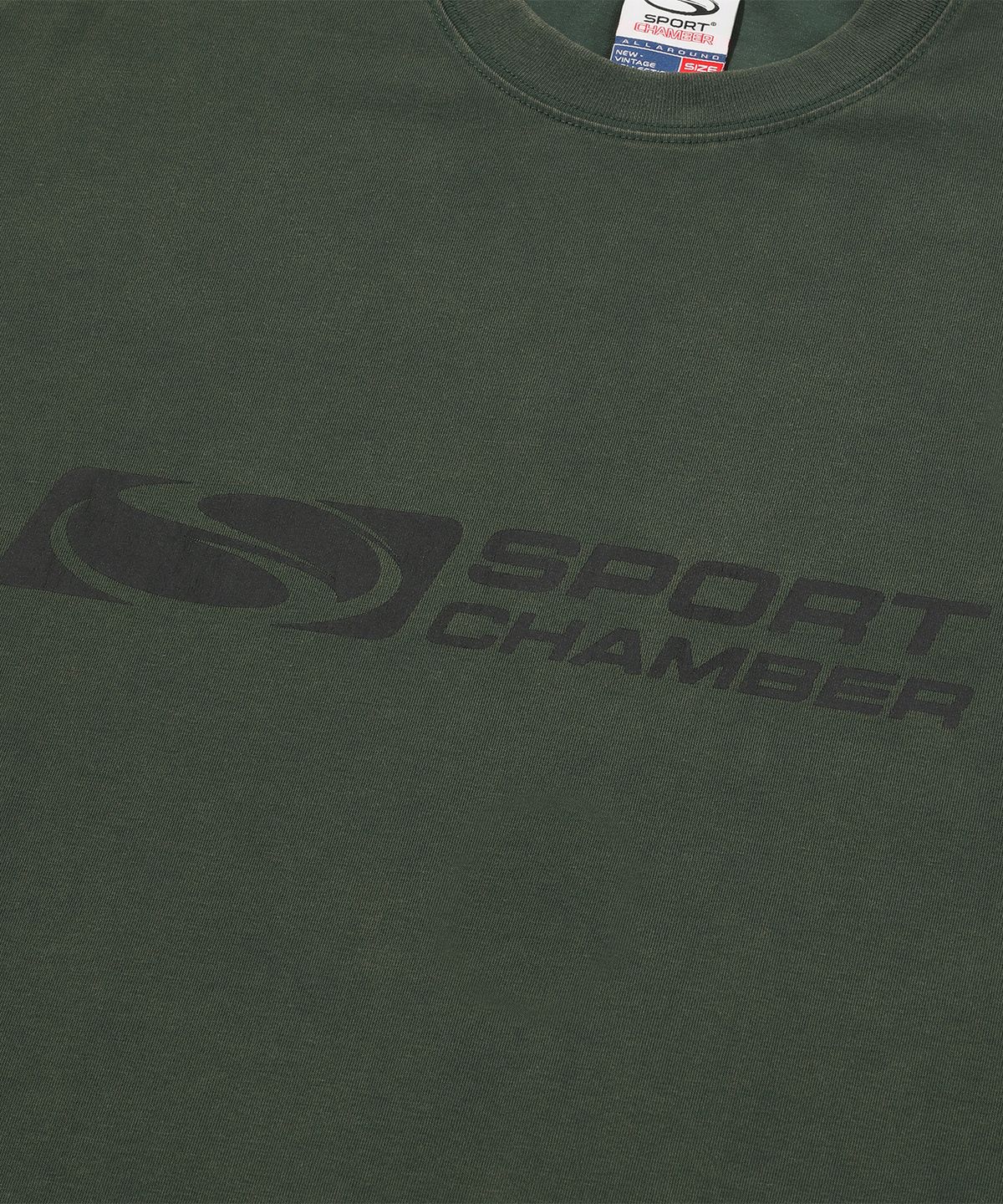 스포츠챔버(SPORT CHAMBER) SC 워싱 플래시 티셔츠(딥 그린)