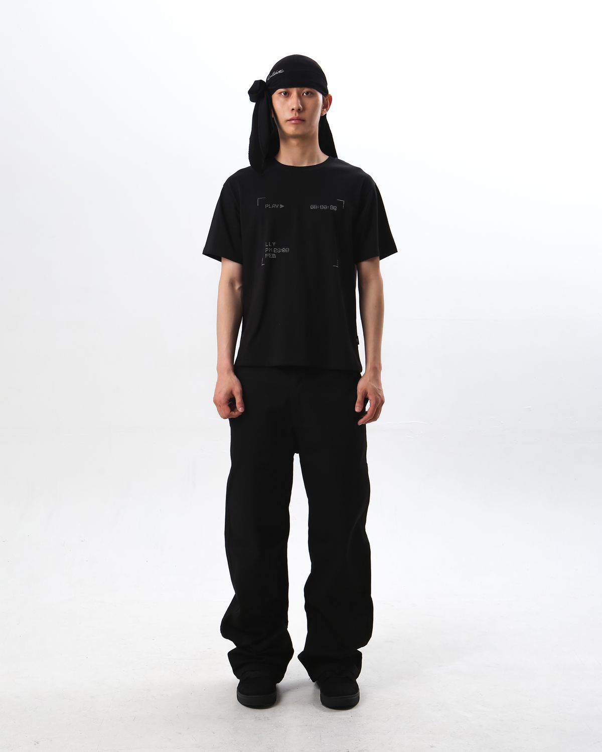 리브라이크디스(LLT) VHS CAM SHORTSLEEVE BLACK