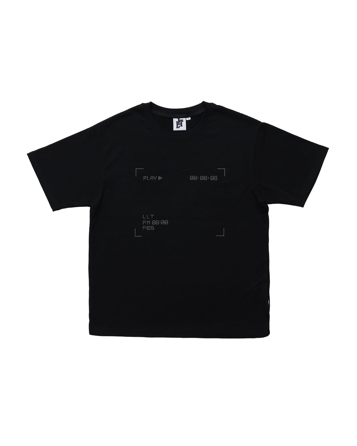 리브라이크디스(LLT) VHS CAM SHORTSLEEVE BLACK