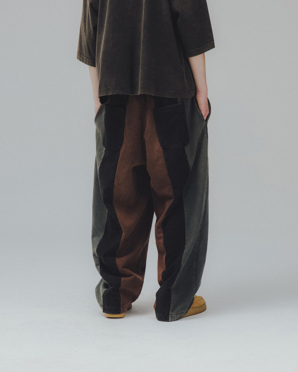 앵글런(ANGLAN) Palette Washed Sweat Pants - Black
