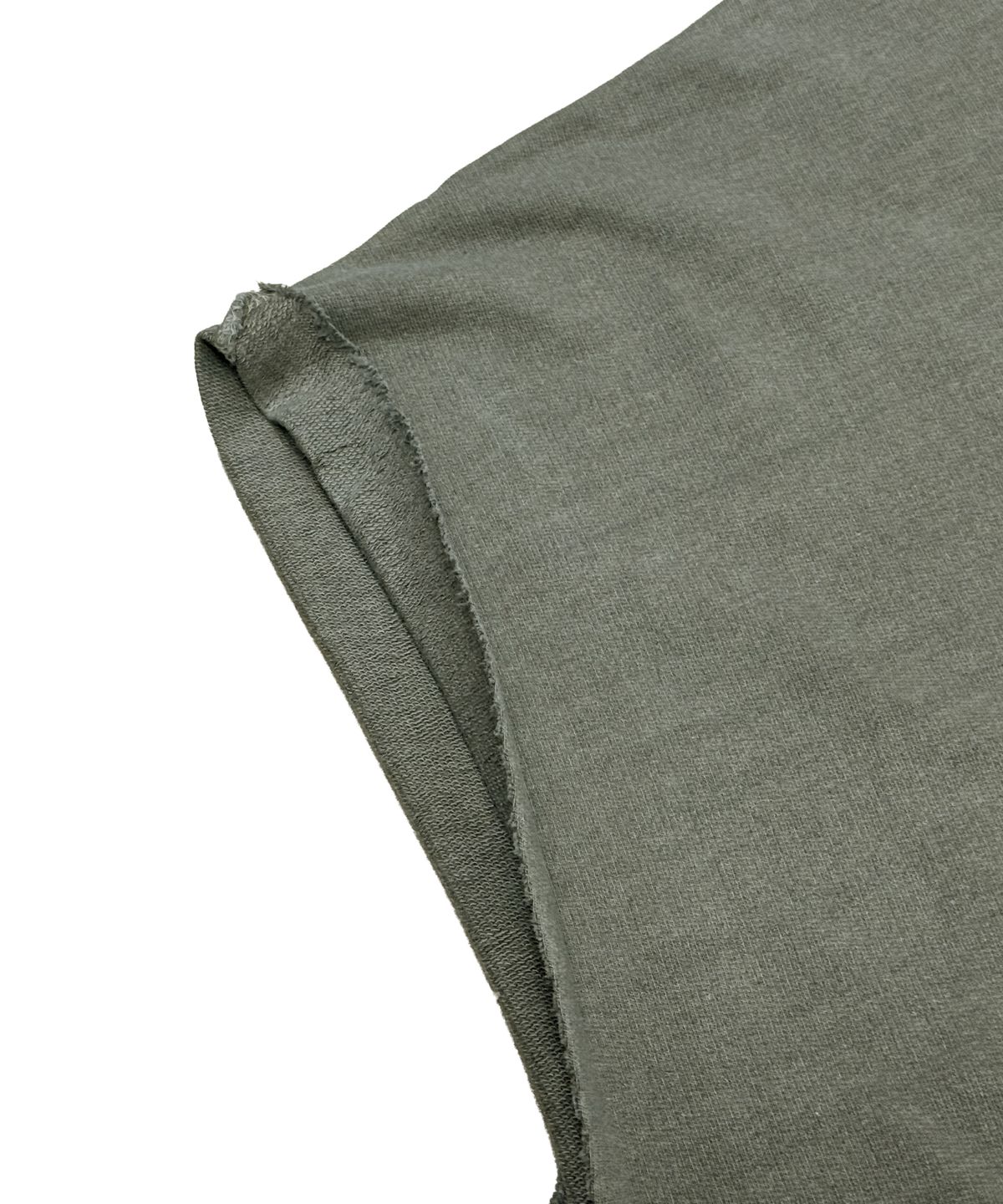 스티그마(STIGMA) RAW-CUT PIGMENT SLEEVELESS KHAKI