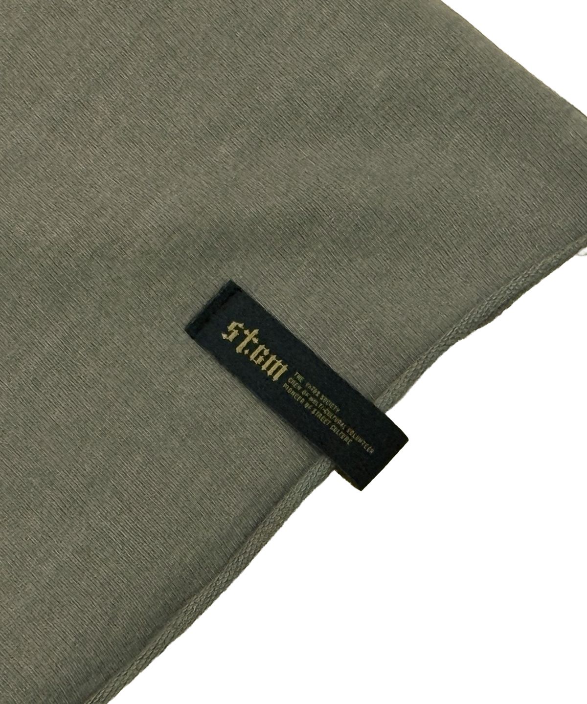 스티그마(STIGMA) RAW-CUT PIGMENT SLEEVELESS KHAKI